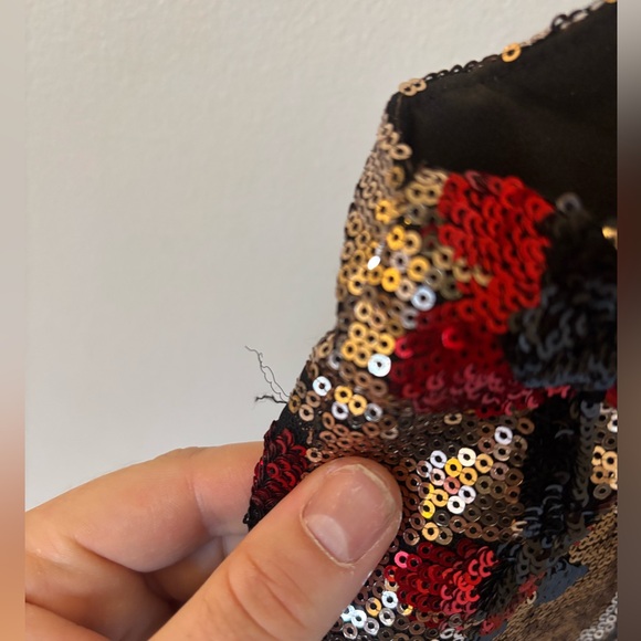 Sam Edelman Sequin Florals Mini Dress - Picture 4 of 5